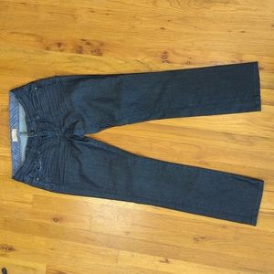 PAIGE Premium Denim Blue Heights Low Rise Skinny Leg Jean Dark Wash Size 27